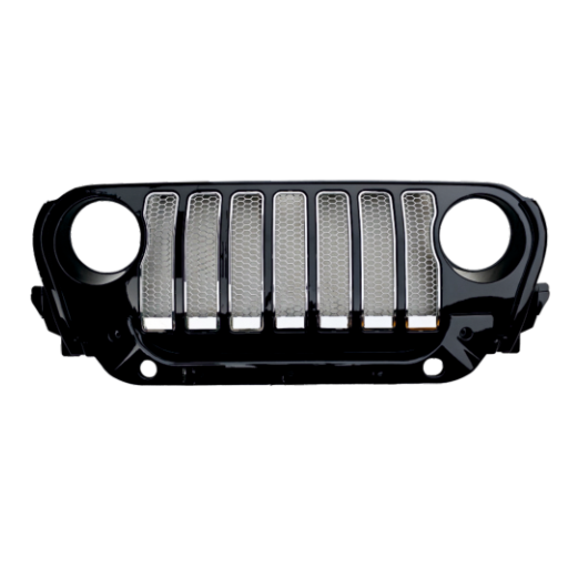 Mahindra Thar 7 Slot Wrangler Style Grill with Chrome Slot